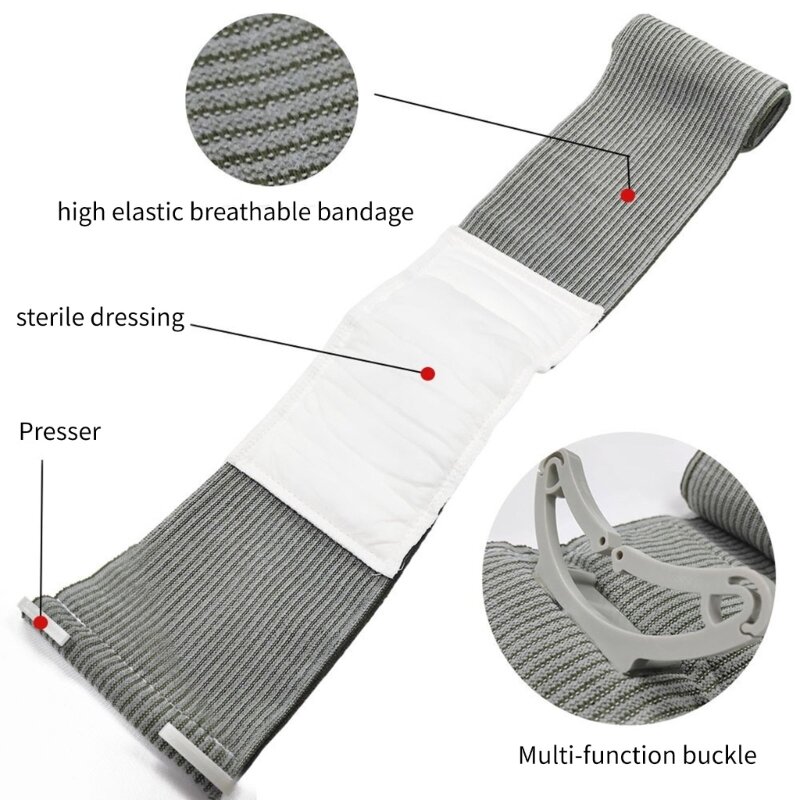 Israeli Emergencies Bandage Hemostatic Tourniquets Elastic Bandage Compression Bandage for Indoor, Outdoor