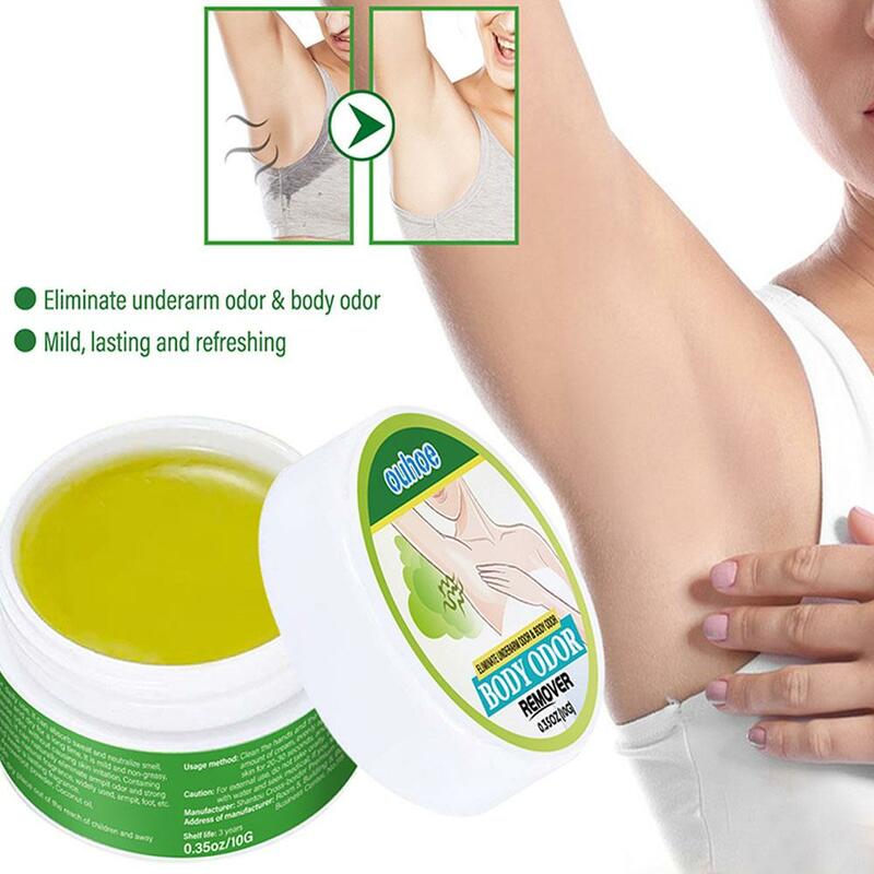 10g Underarm Odor Cream For Body And Underarm Cleaning Deodorizing Deodorizing And Body Anti Sweat Care Cream U7A4