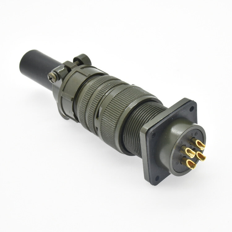Power line connector MS3106A20-4S straight head 4-core aviation plug - Huilin manufacturer Electronic Accessories & Supplies