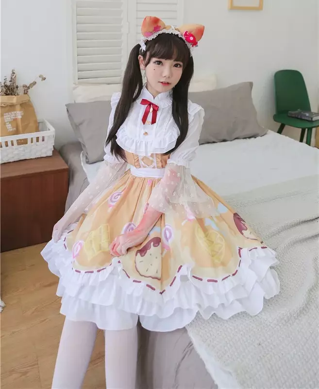 Identity V Cosplay Costume Mechanic Candy Girl Costume Cosplay Sweetie Lolita Dress Party Daily Dress Costume Full Set
