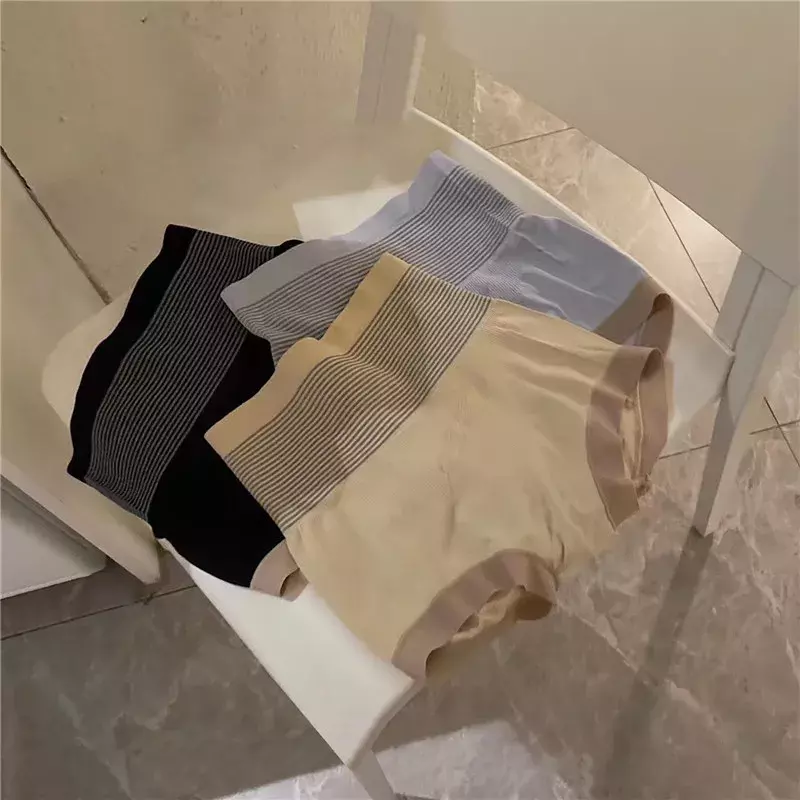 Celana dalam pembentuk pinggang tinggi wanita, pakaian dalam pembentuk tubuh antilembap pelangsing perut pengangkat pantat tanpa kelim pembentuk
