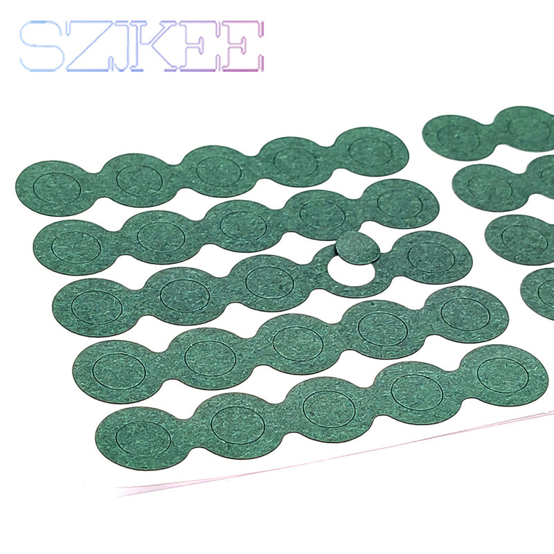 18650 21700  lithium-ion battery insulation gasket barley paper battery pack 32650 battery insulation rubber gasket 1S-6S