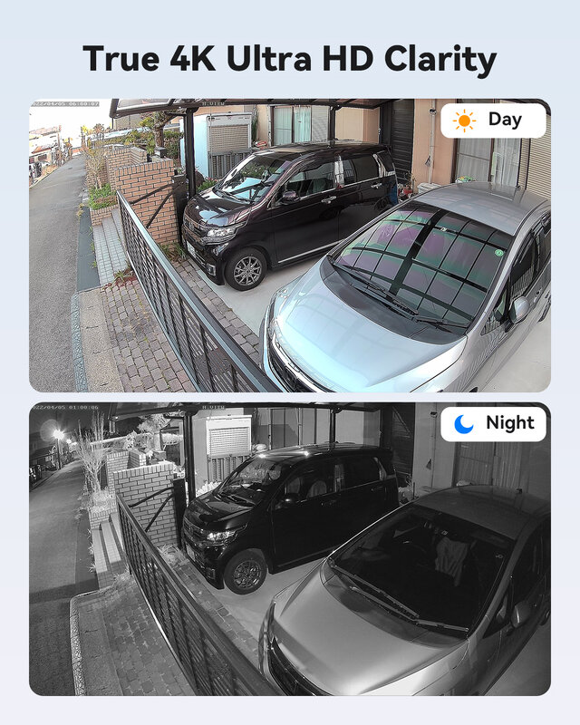 H.View 4K Kit Camaras de Seguridad 8MP PoE Kits de Cámaras Vigilancia, 4/6/8 pcs 5MP PoE Cámara IP Exterior y 8ch 2tb 4tb HDD NVR para Grabación Continua, Impermeable IR Visión Nocturna Acceso Remoto Audio xmeye app