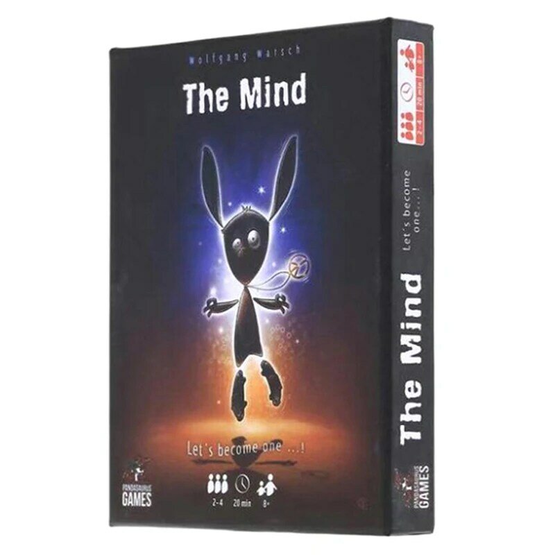 120 Cards/1Set The Mind Card Game Party Puzzle Board Game Card Team Experience Interactive Game