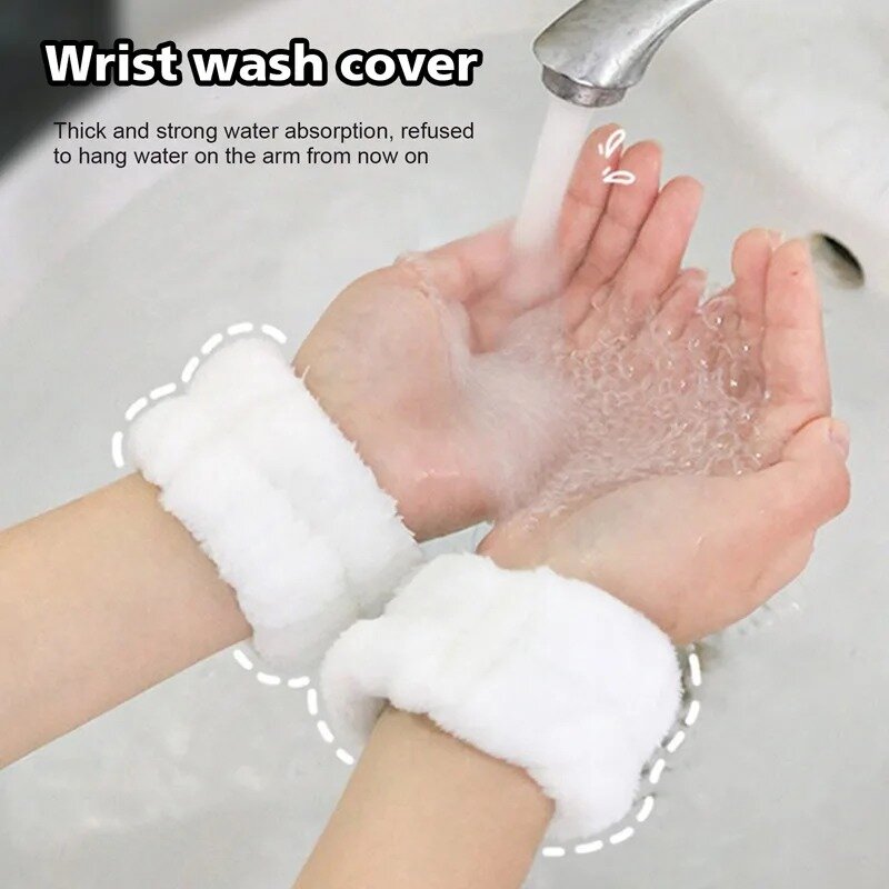 Handgelenk Wasch gürtel weiche Mikro faser Handtuch Armbänder zum Waschen Gesicht Wasser aufnahme Waschen verhindern Nässe Handgelenk Wasch band