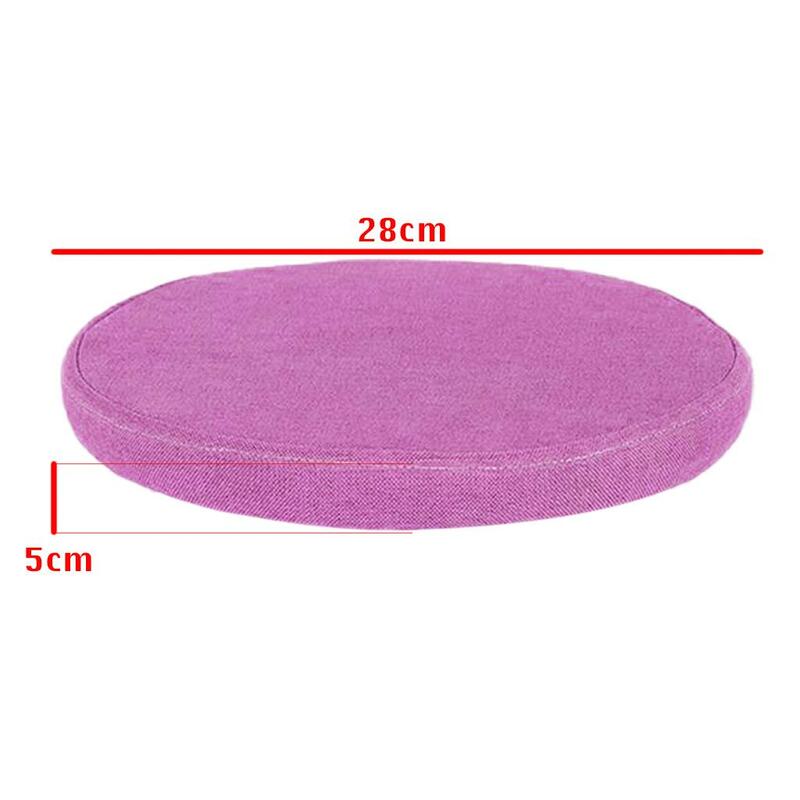 2x 28cm Breathable Bar Stool Cover Slipcovers for Kids Round Wooden Seat Cushion Sleeves