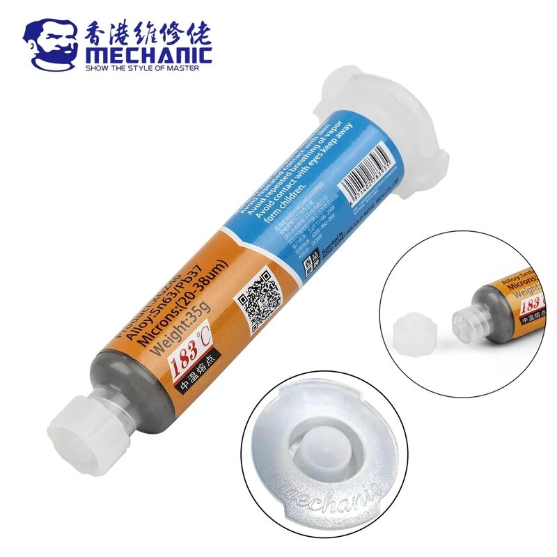 MECHANIC XG Series 183℃ Tin Solder Paste Eco-Friendly Soldering Flux for LED PCB Board Electronic Component Phone Repair