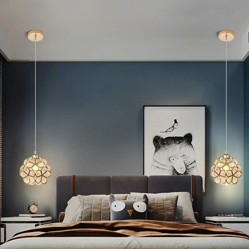 Żyrandol z nordycki współczesny płatkami LED oświetlenie do pokoju do jadalni 3 głowice połączone lampki sufitowe kolumna świetlna do sypialni