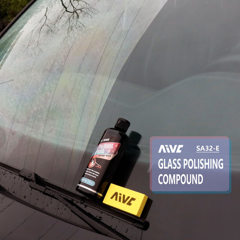 Rimozione della pellicola dell'olio per vetri dell'auto Aivc composto per lucidatura del vetro detergente per parabrezza pasta per la rimozione della pellicola crema per la rimozione della finestra trasparente dettagli automatici