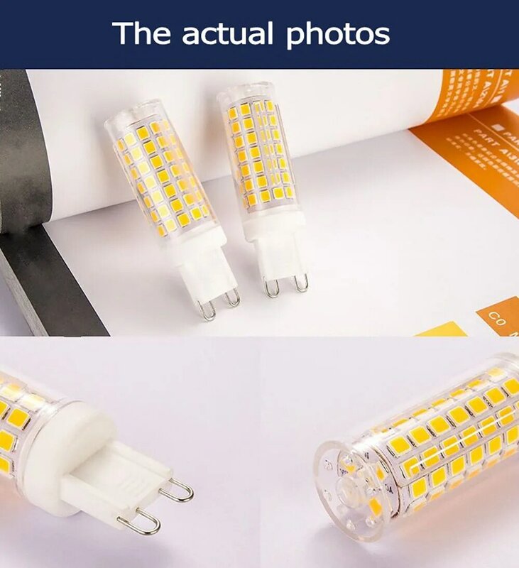 Minilámpara LED G9 E14, 7W, 9W, 12W, 15W, 18W, CA 220V, 230V, 240V, bombilla LED de maíz SMD2835, ángulo de haz de 360, reemplaza la luz halógena de araña