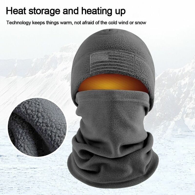 Optique-Ensemble bonnet et écharpe pour hommes et femmes, document solide, sourire, chaud, hiver