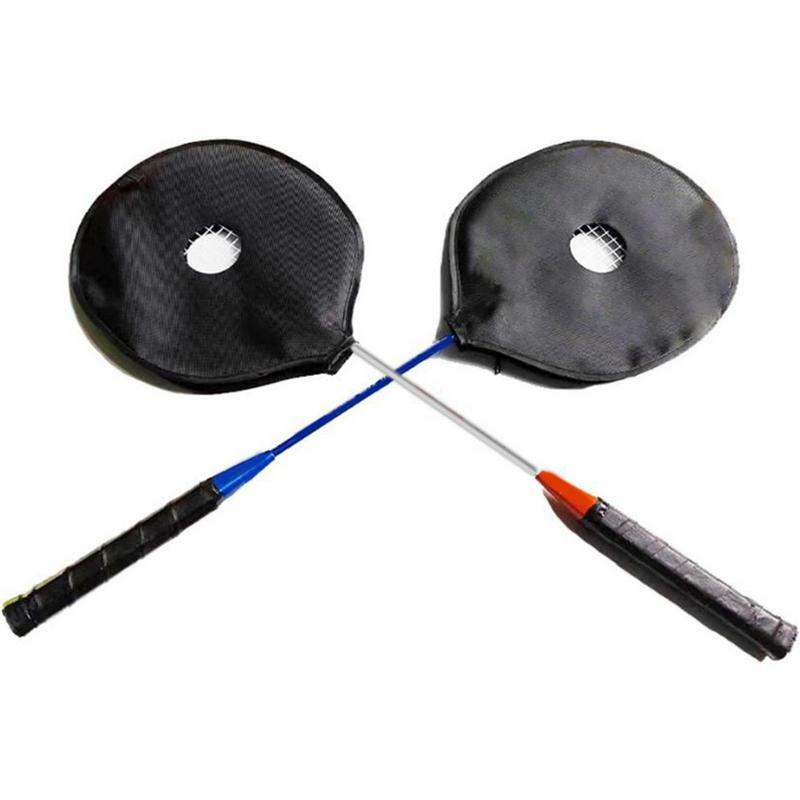 Badminton Racket Training Cover Oxford Racket Head Protective Cover Effective Training Racquet Protective Cover Sleeves