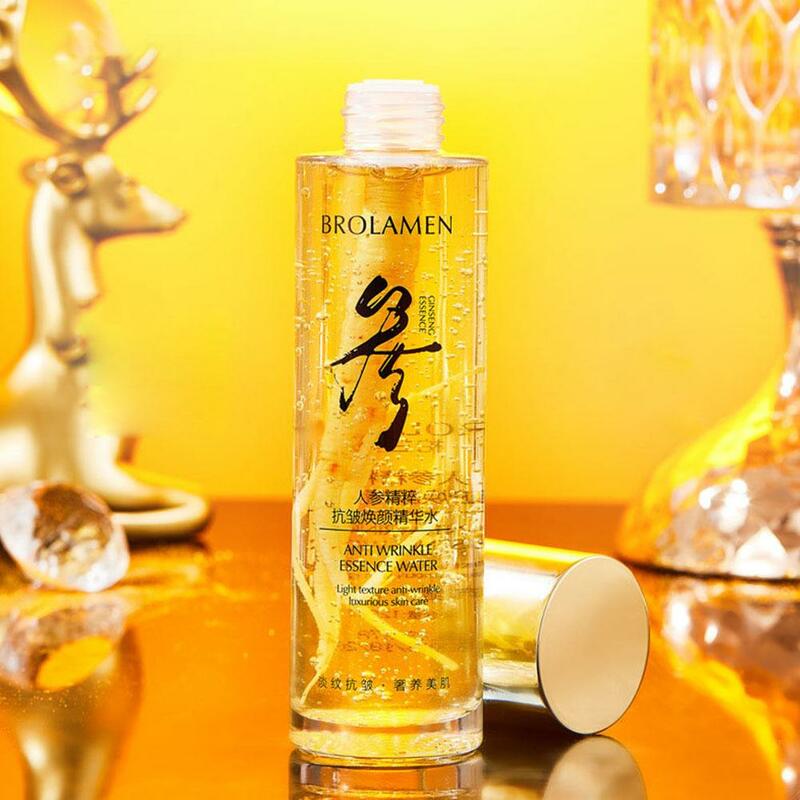 100ml/120ml Golden Ginseng Essences water Anti-wrinkle Face Serum Fade Fine Lines Hyaluronic Acid Moisturizing Facial Skin Care
