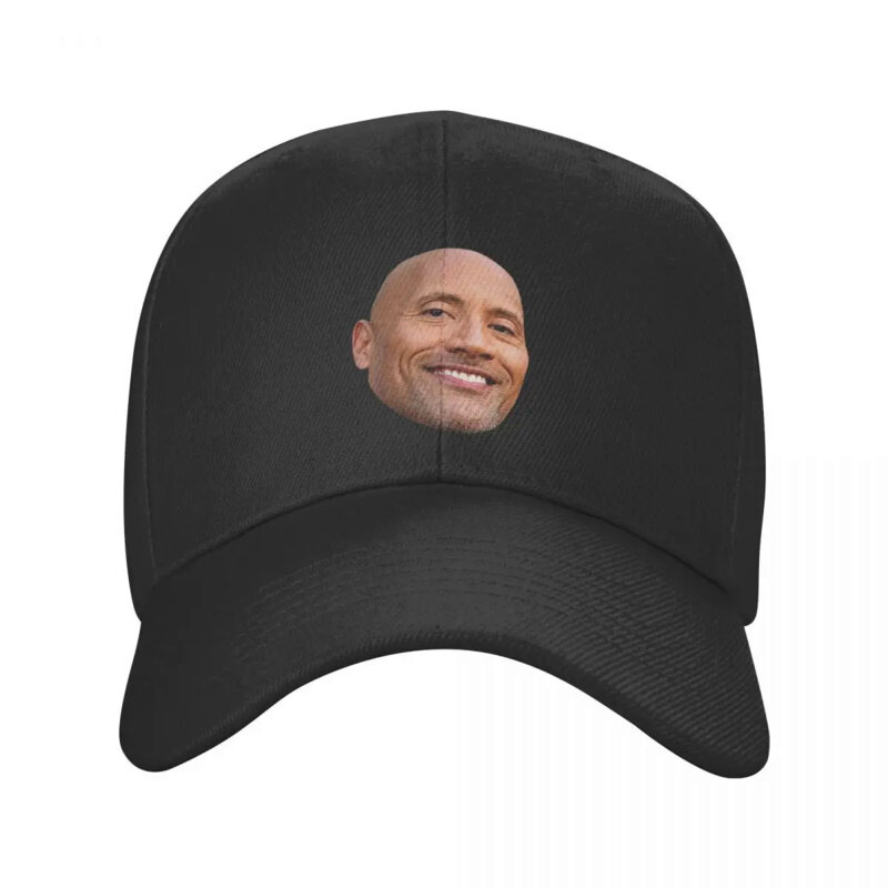 قبعة بيسبول Dwayne للوجه الصخري مخصصة للرجال والنساء ، قبعات Snapback قابلة للتنفس ، قبعة والد الممثل Johnson الأمريكية ، ملابس الشارع