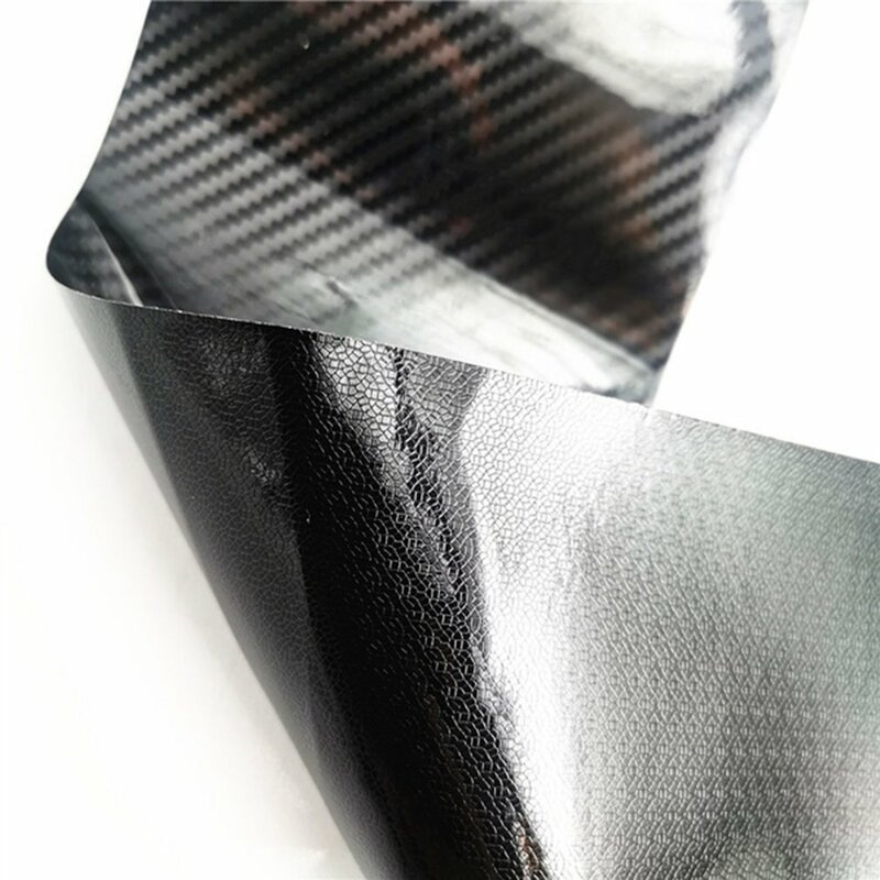 3D z włókna węglowego rolki okno samochodu naklejka na samochód pokrywa osłonowa Car Styling wodoodporna folia z włókna węglowego naklejki samochodowe