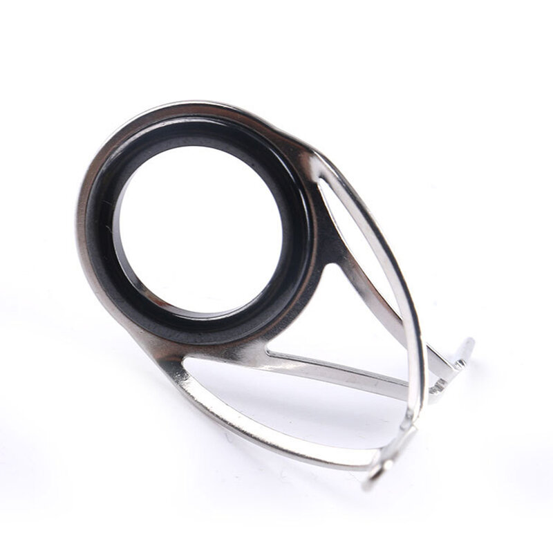 Pierścień prowadzący akcesoria wędkarskie na dwie stopy pętla z drutu prowadnice oczu wędka prowadnice końcówki pierścieni koło ze stali nierdzewnej pierścionka