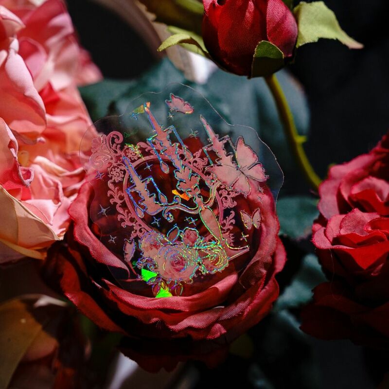 DIY ремесла Галактический сад наклейка декоративные эстетические мечтательные эстетические наклейки блестящие ледяные кристаллы коллаж наклейки Goo Card