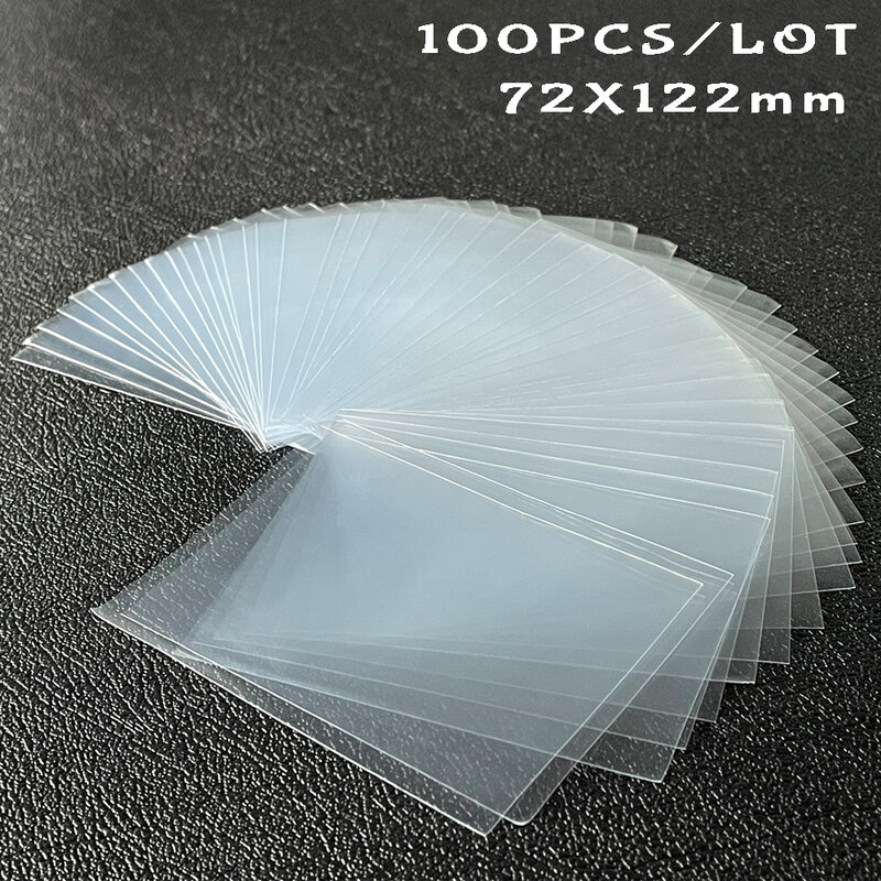 100pcs Card Sleeves photcards Clear Protector kpop shield board games tarot cards Three Kingdoms Poker Multi-size toploader