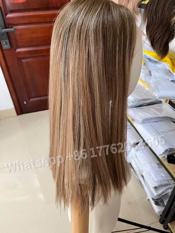 Factory Price Unprocessed Soft Top Lace Top Wig Blonde European Hair Hot Selling