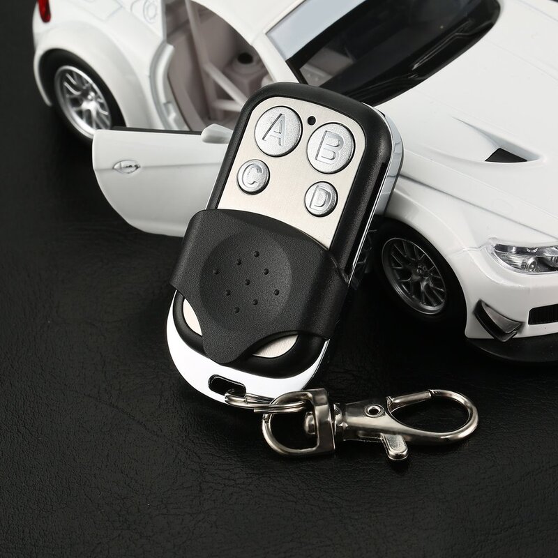 1 pz 433MHz telecomando 4CH Car Key Garage Door Gate Opener duplicatore di telecomando duplicatore di controllo del cancello elettronico