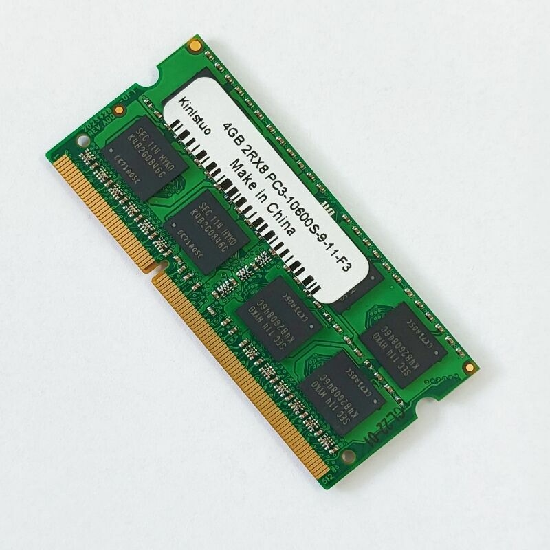 DDR3 4GB Ram แล็ปท็อป4Gb 2RX8 PC3-10600S-9-11-F3หน่วยความจำ10600 1333MHZ 204pin 1.5V Sodimm Memoria