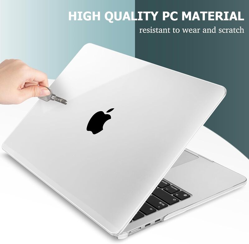 Прозрачный чехол для ноутбука Apple 2023 Macbook Air 15 M2 Chip A2941 Air Pro Retina 11 12 13 15 16 дюймов чехол для ноутбука 2022 дюйма с сенсорной панелью ID