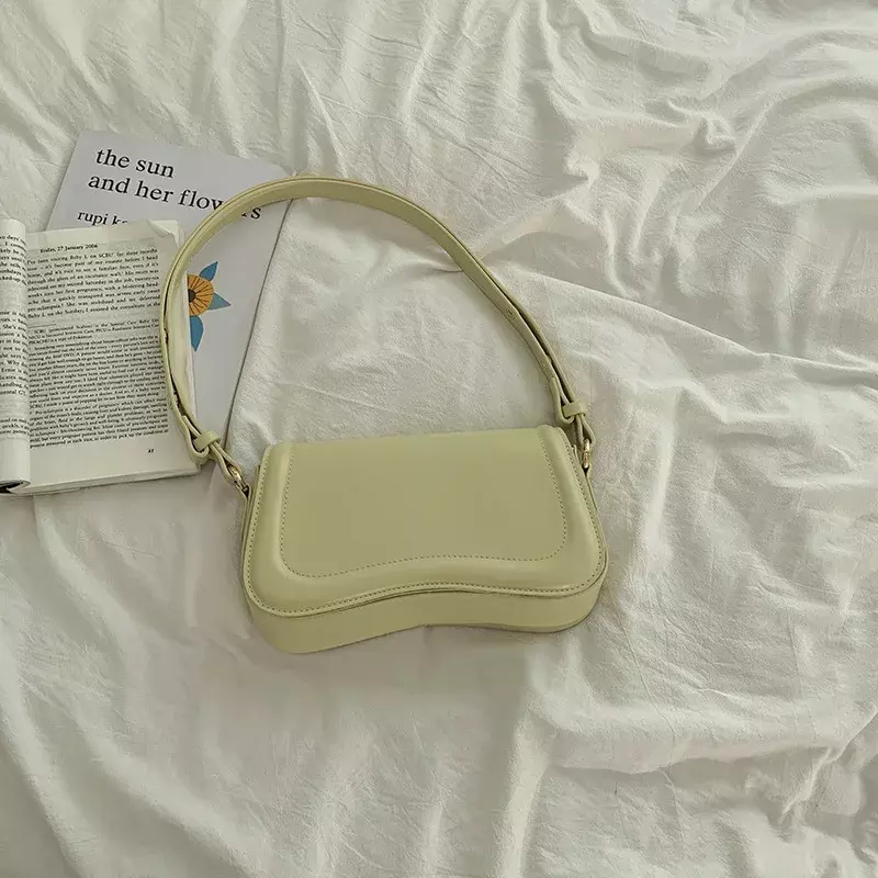 กระเป๋าพาดลำตัวสำหรับผู้หญิงสะพายไหล่หนัง PU 2024ผู้หญิงตามสมัยนิยมกระเป๋าใต้วงแขนดีไซน์หรูหรากระเป๋าถือกระเป๋าเงินแฟชั่น