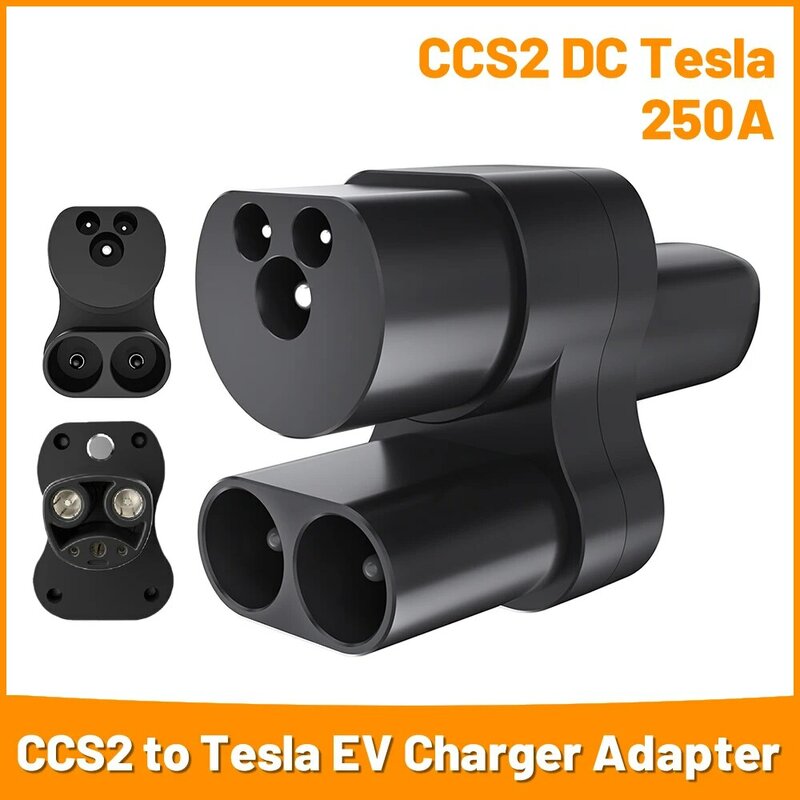 Ccs2 Naar Tesla Ev Oplader Adapter 400a 1000V Elektrische Voertuig Dc Laadstation Ccs Combo 2 Naar Tpc Convertor Voor Teslas Model