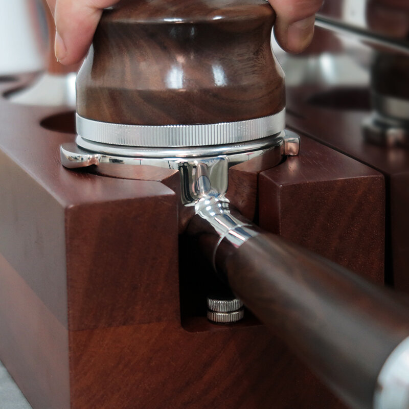 51/54/58mm Multifunction Coffee Tamper Holder Filter Stand Espresso Distributor Mat Rack Coffee Maker Tool Barista Accessories