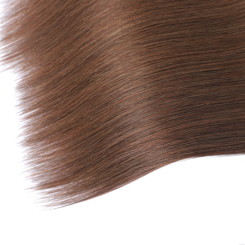 Pacotes de cabelo reto super longo, extensões sintéticas, tecelagem lisa do cabelo do ombre, 36in, completo à extremidade