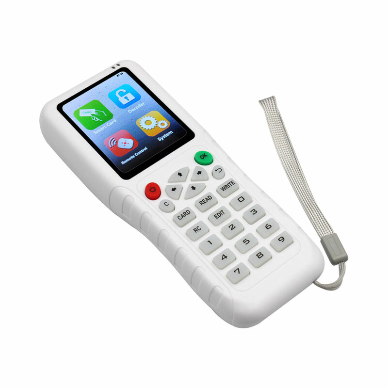고급 암호 해독 휴대용 전체 디코드 RFID 복사기 키 복사기 리더 라이터 EM M1 카드 복제기, 쓰기 가능한 키 체인 프로그래머