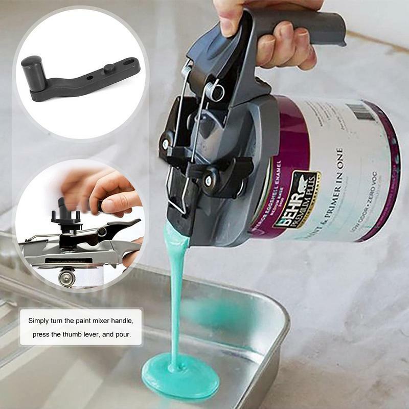 Paint Mixing Can com melhor vedação Paint Dispenser Tool, Universal Lid Dumping Bico, Tamanho do galão