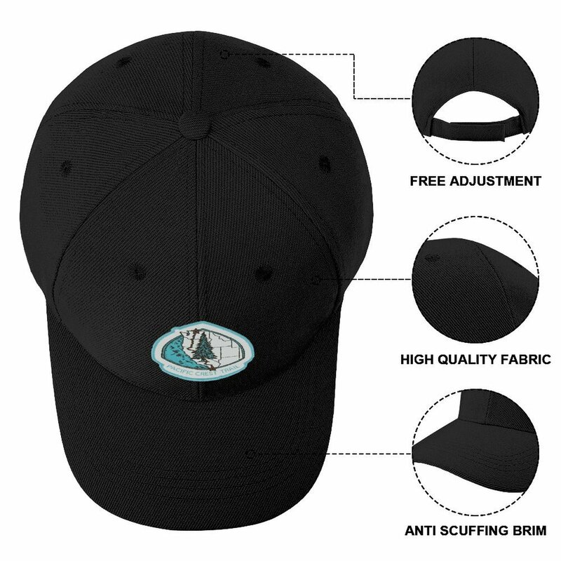 หมวกแก๊ปเบสบอลตราแปซิฟิกสำหรับผู้ชายหมวกหรูหราออกไปชายหาดฮิปฮอปสุดหรูของผู้หญิงมีแบรนด์