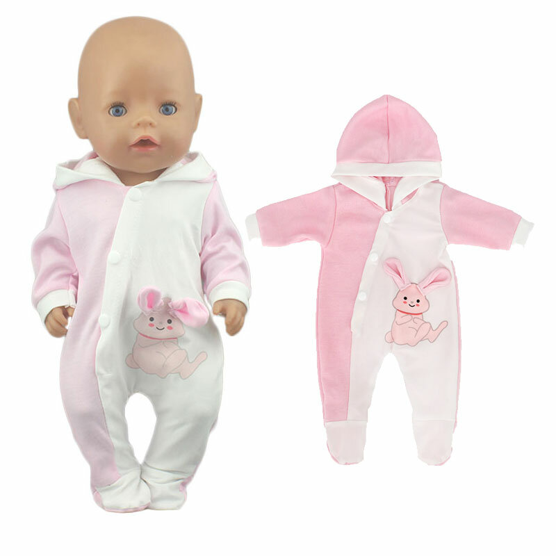 2023 Mode Puppe Sprung anzüge passen für 43cm Baby puppe 17 Zoll wieder geborene Baby puppe Kleidung