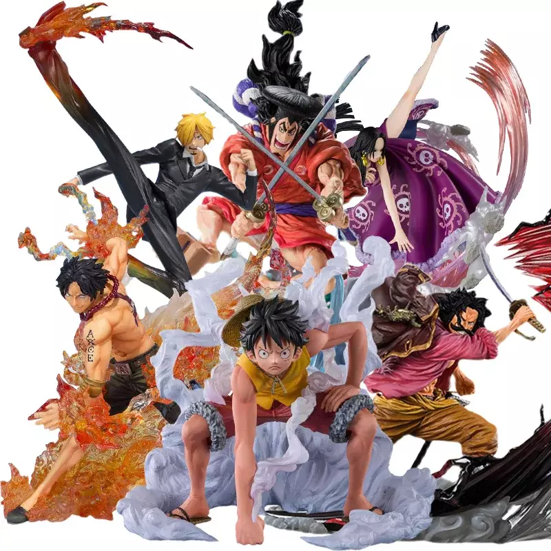 4 Emperors ONE PIECE Figure Anime Figure Blind Box  Shanks Teach Luffy Buggy Zoro Lucky Box The Best Surprise Box