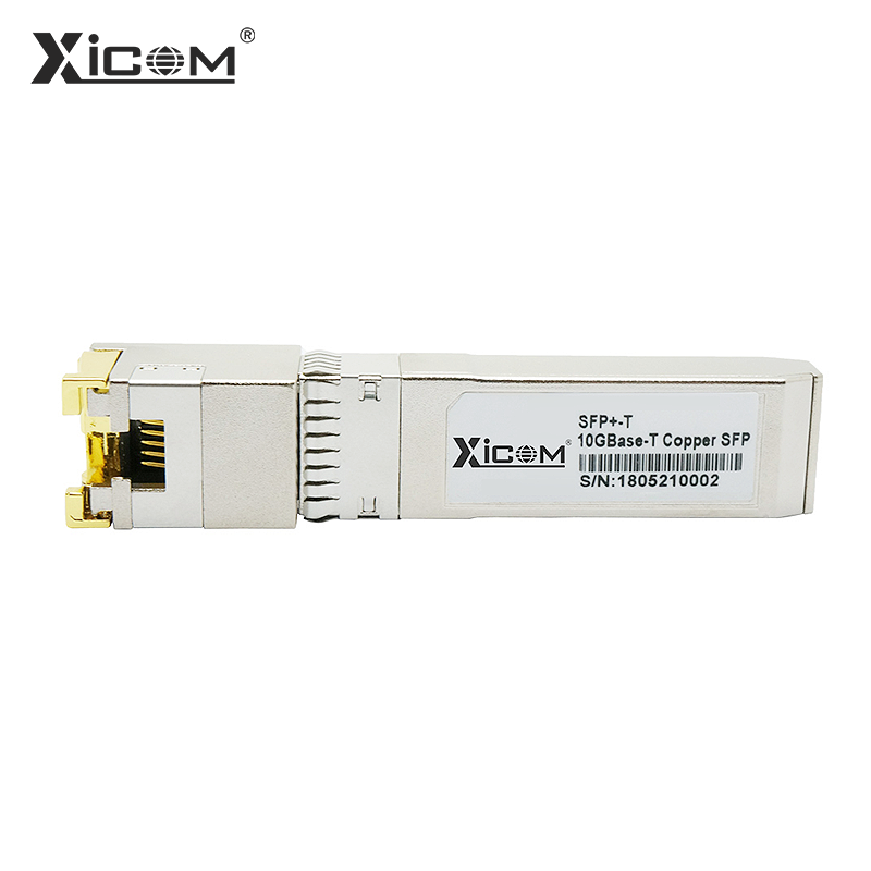 Módulo transceptor de cobre 10G RJ45 SFP +, 30M/80M, Puerto RJ45 10GBase-T, Compatible con interruptor de fibra óptica Cisco/Mikrotik Ethernet