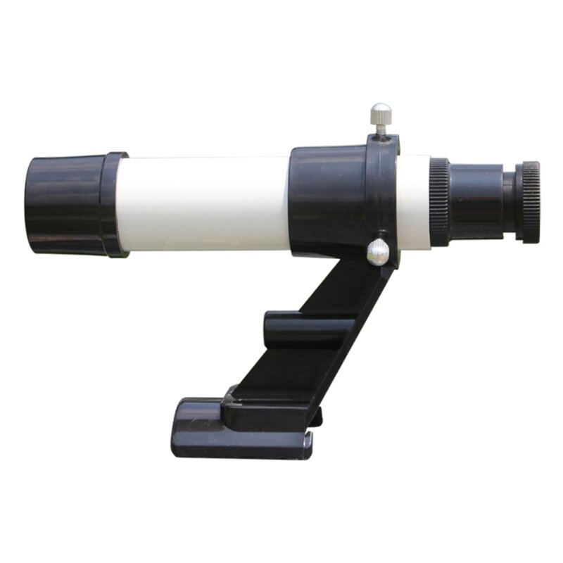 Escopo localizador óptico 5x24 com suporte para posicionamento inicial telescópios