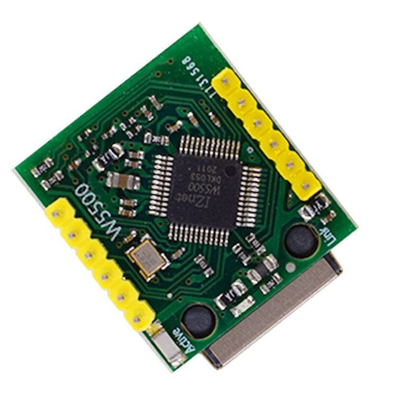 4 шт./лот Φ W5500 Chip New SPI To LAN/ Ethernet Converter TCP/IP Mod Module