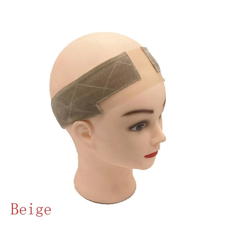 Non-slip Wig genggam silikon wanita, ikat kepala aksesori Wig beludru lembut anti licin