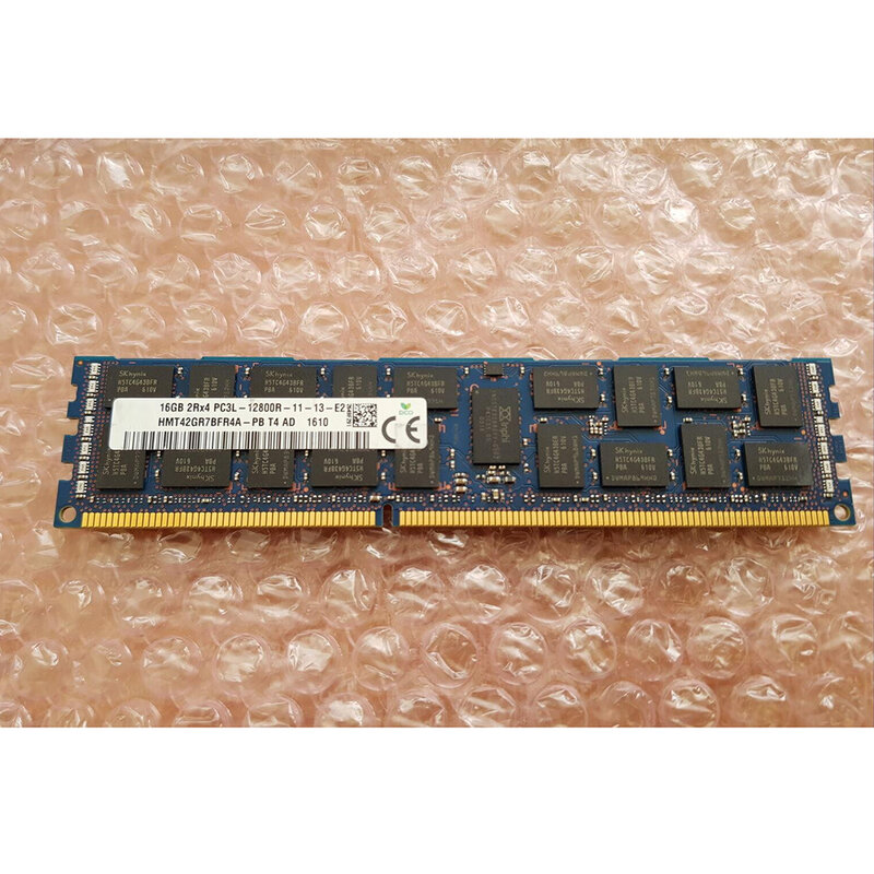 Memoria de servidor de piezas, 1 PC3L-12800R RAM, 16GB, 16GB, 2RX4, HMT42GR7BFR4A-PB, alta calidad, envío rápido
