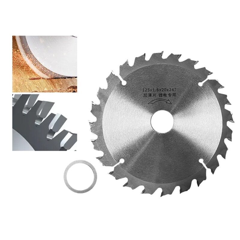 125mm/140mm Cutting Disc Mini Circular Sawblade For Wood Plastic Metal Rotating Cutting Tools 24 Teeth Sawblade F1CD