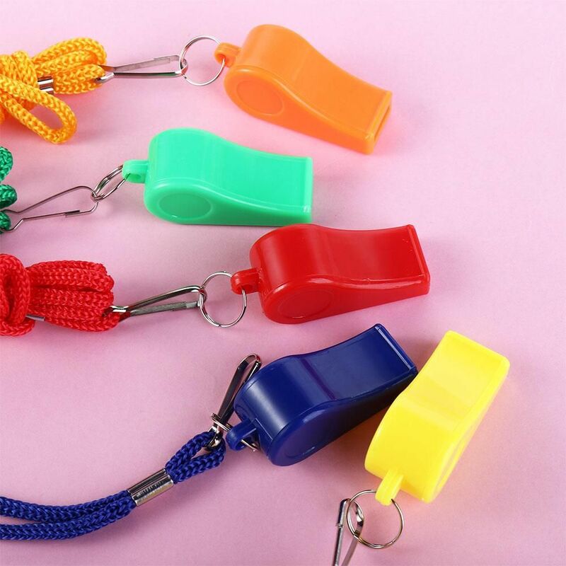 Professional Cheer Whistle Sports Football Basketball Referee Training Whistle Outdoor Survival With Lanyard Cheerleading Tool