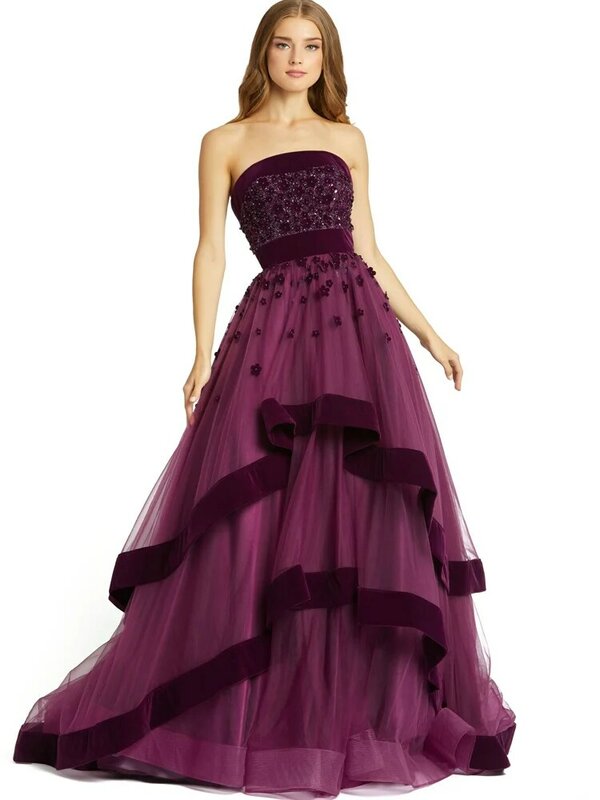 Вечернее платье Oisslec, украшенное бисером, женское платье с оборками в стиле Звезд, элегантное платье на заказ