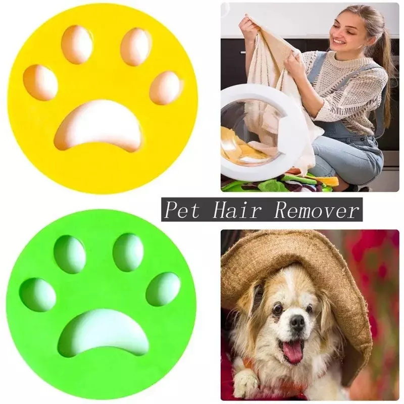 Reusable Silicone Brush  Hair Remover Pad Dog Fur Sticker Catcher Cleaning Washing Machine Pet Accessories Clothes Cleaning Tool