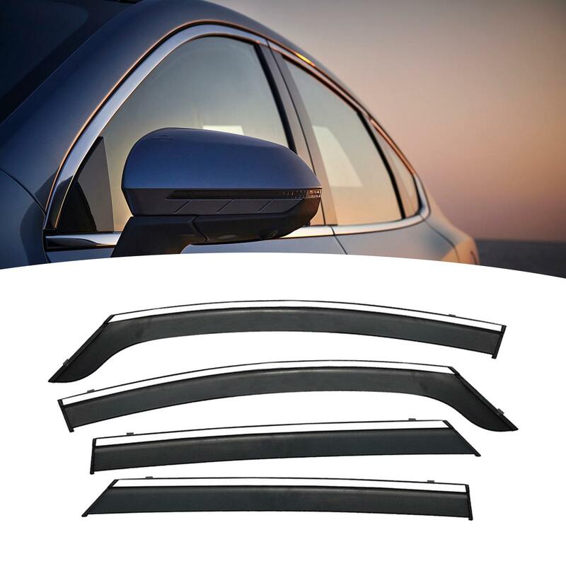 4Pcs Side Window Shade Wind Air Deflector Set for Byd Dolphin