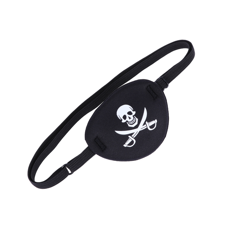 Eye Pirate Patchfor Kids Accessories Adult Blackparty Crossbonebulk Dog Costume Single Lazyadults Halloween Favors Left Captain