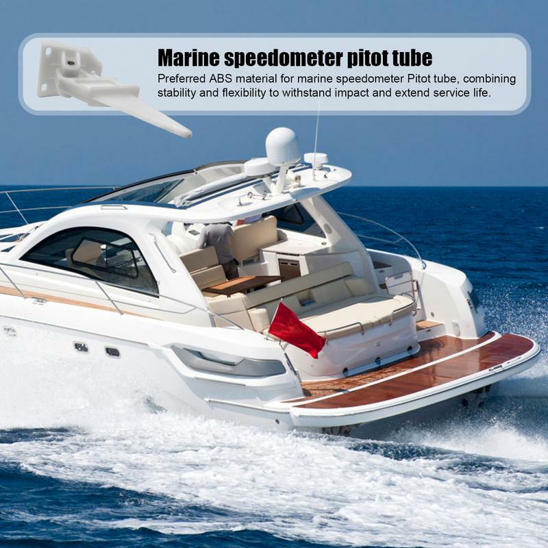Boat Speedometer Tube Boat Speedometer Gauge Kit Accurate Marine Kick Tube Advanced Auto-Start Feature For Safe Navigation