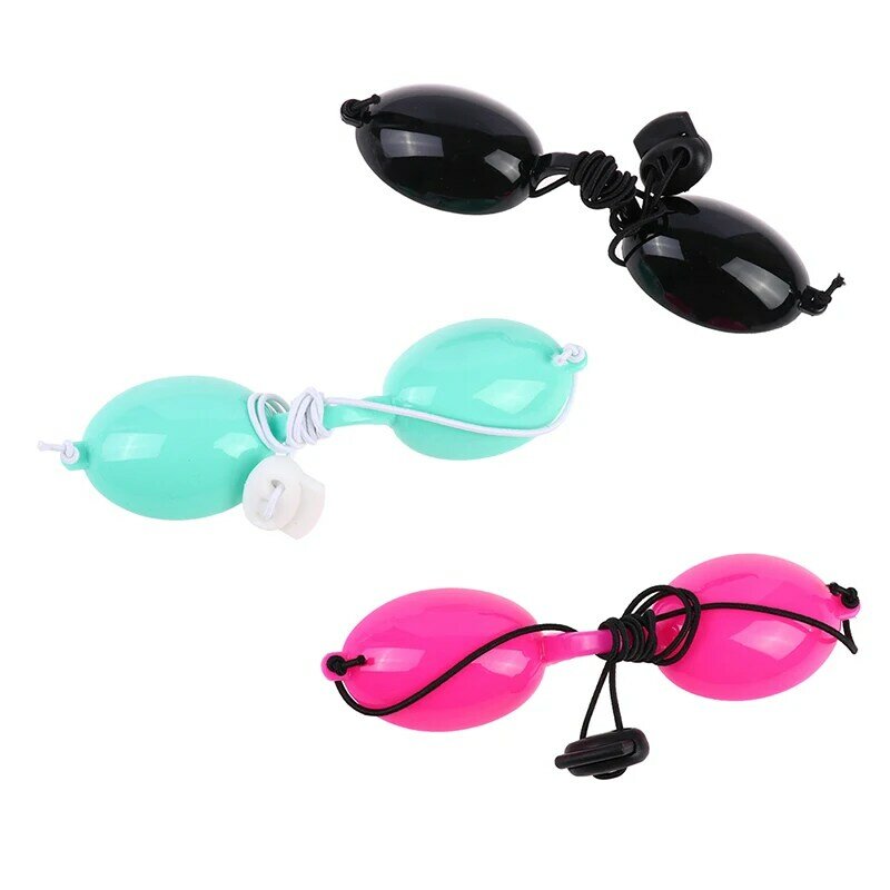 Óculos de proteção Óculos Soft Silicone Eyepatch ajustável Eyewear Proteção Beleza IPL Laser Eyecup