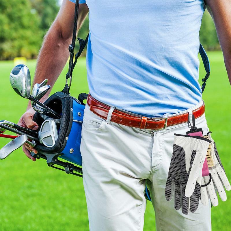 Golf hängen Handschuhe Magic Tape Schädel kopf doppelseitig haltbar kleine Outdoor tragbare hängen kann an der Ball tasche oder Hose aufgehängt werden