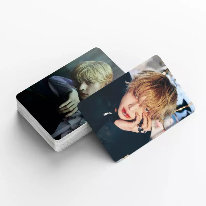 55 sztuk/zestaw Kpop E grupa ciemnej krwi nowy Album karty Lomo E fotokards JUNGWON JAY karty fotograficzne